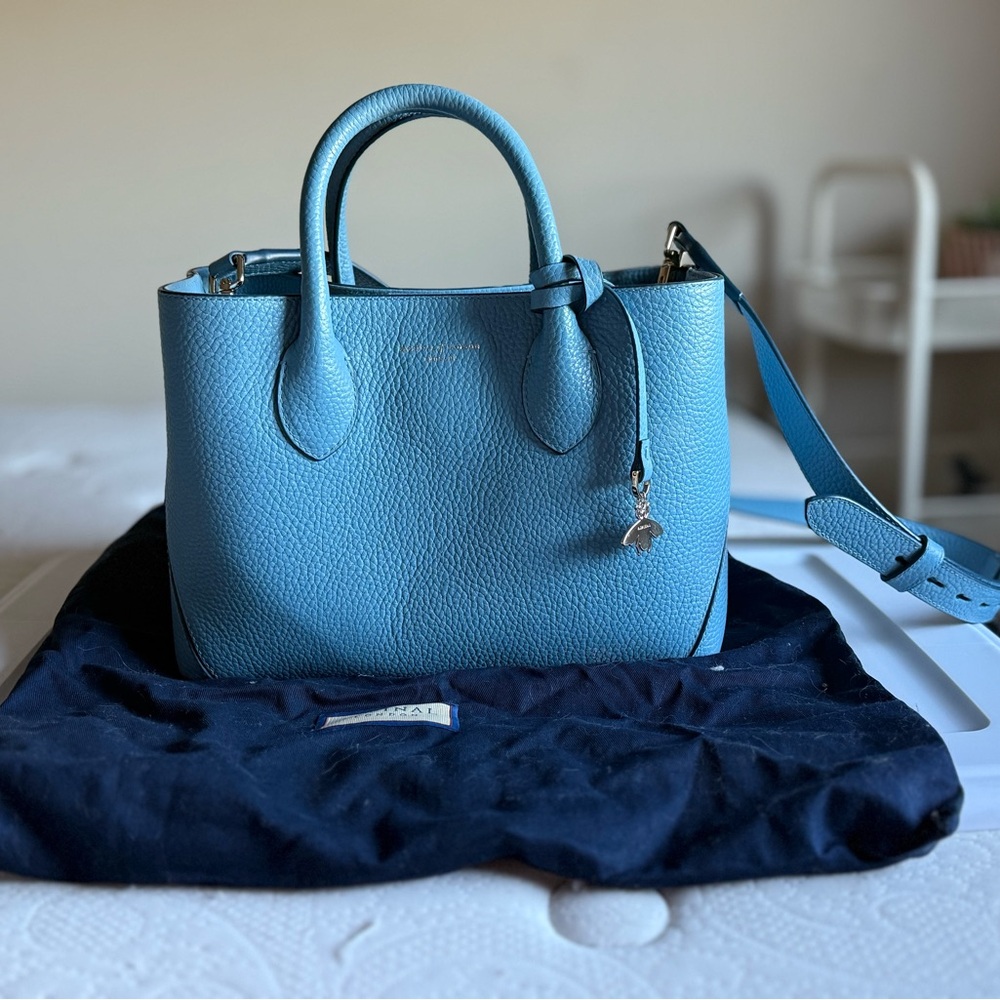 Aspinal of London Midi London Tote in Cornflower